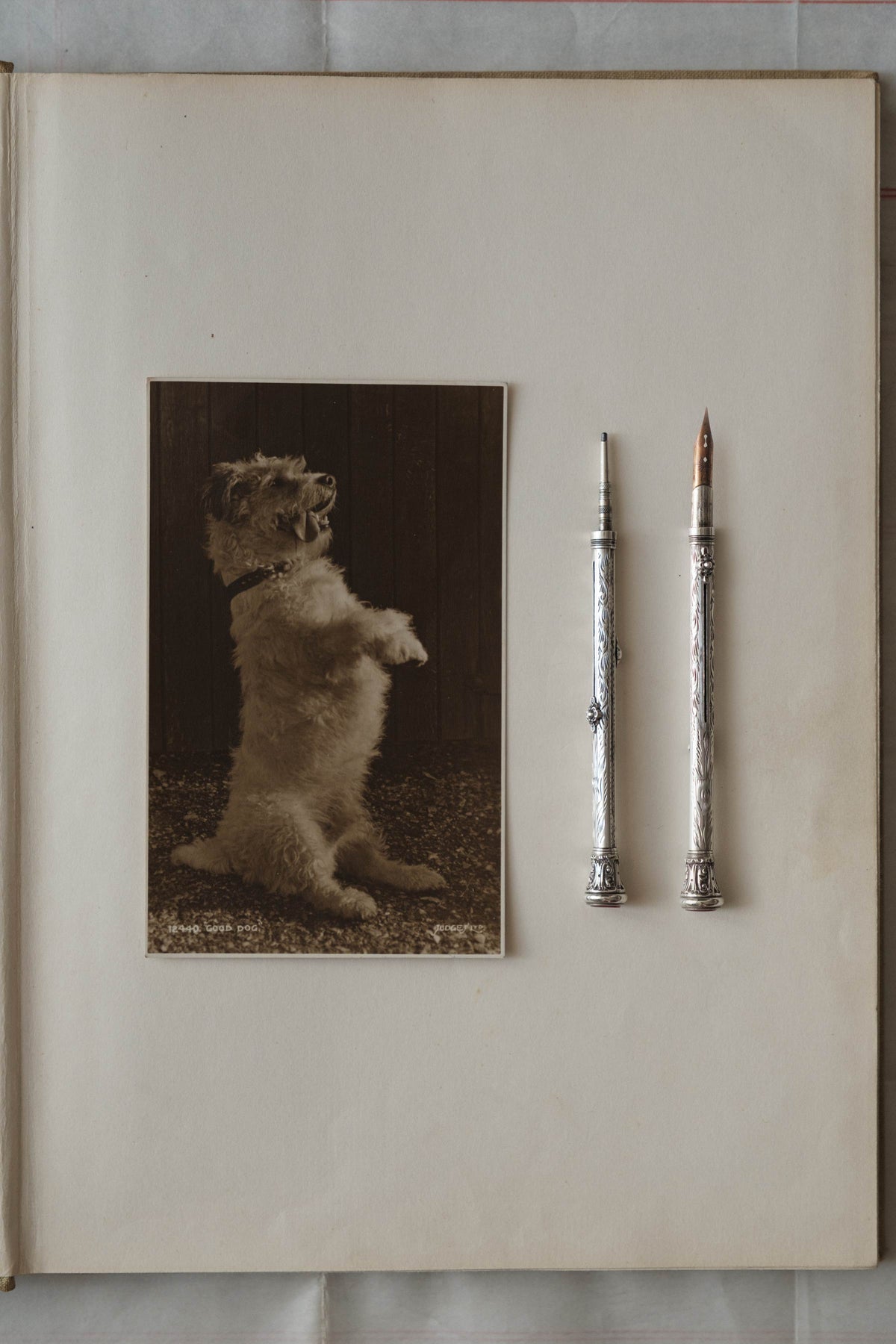 Silver Combination Dip Pen & Pencil, c.1890