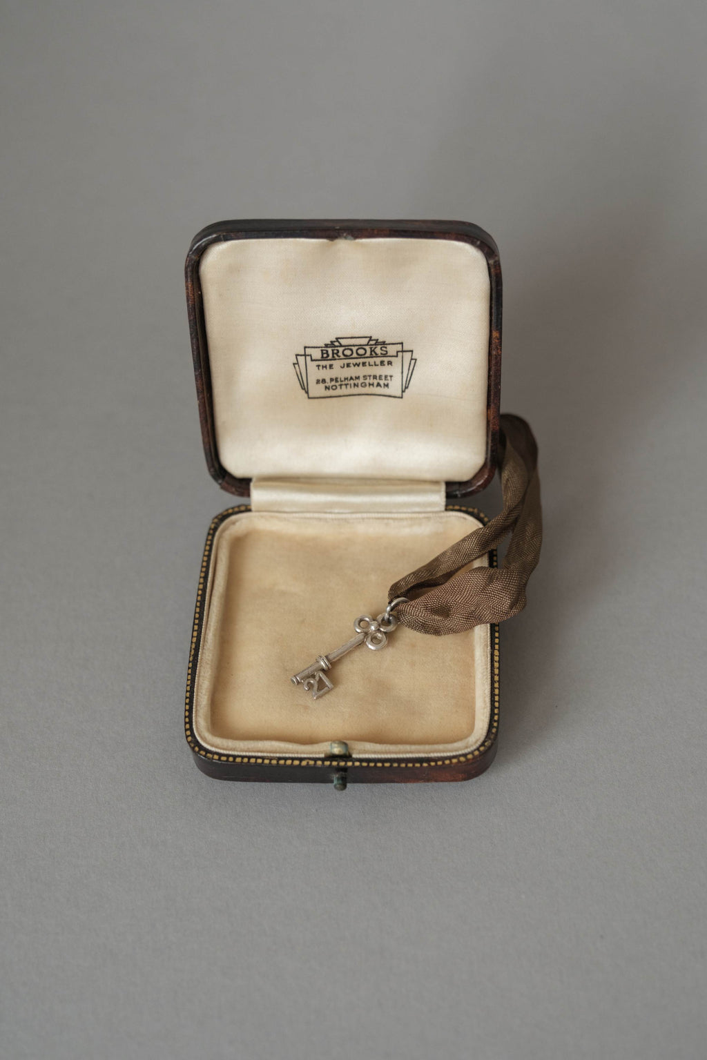 Silver 21st Birthday Key Pendant