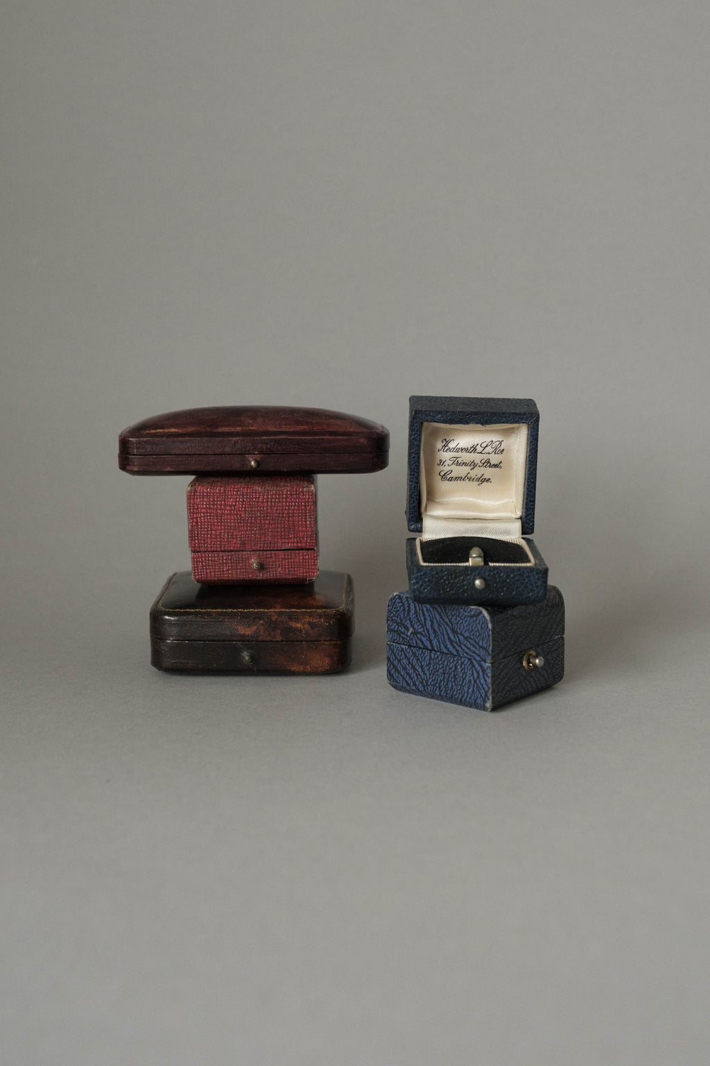 A Collection of Antique Ring Boxes