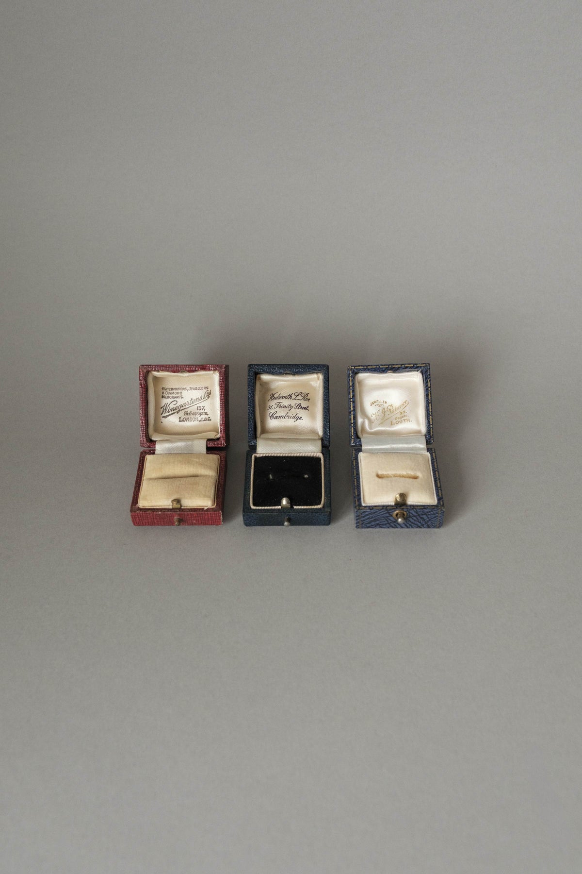 A Collection of Antique Ring Boxes