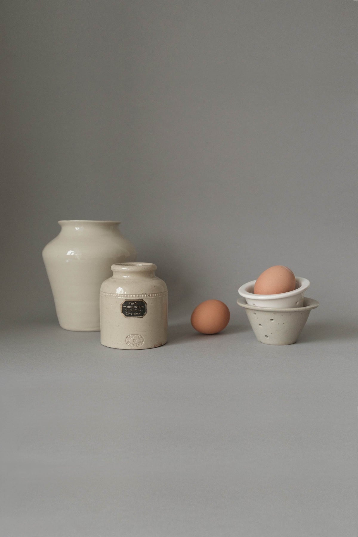 English Stoneware Ink Bottle