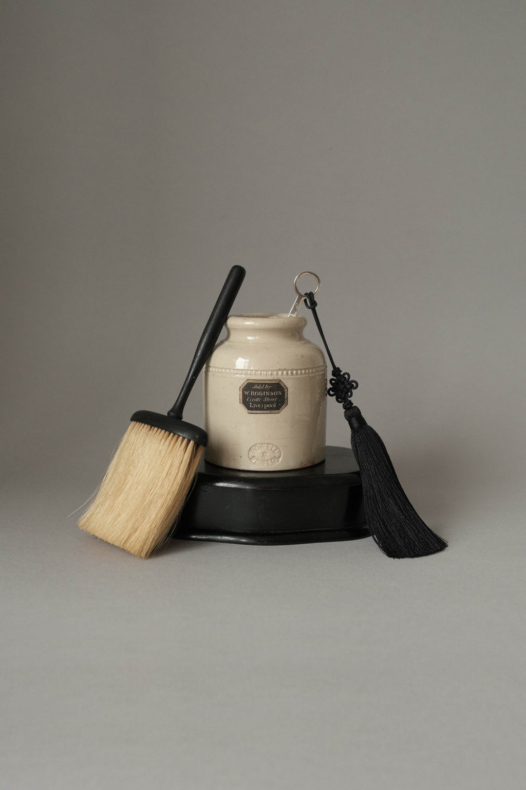 English Stoneware Ink Bottle