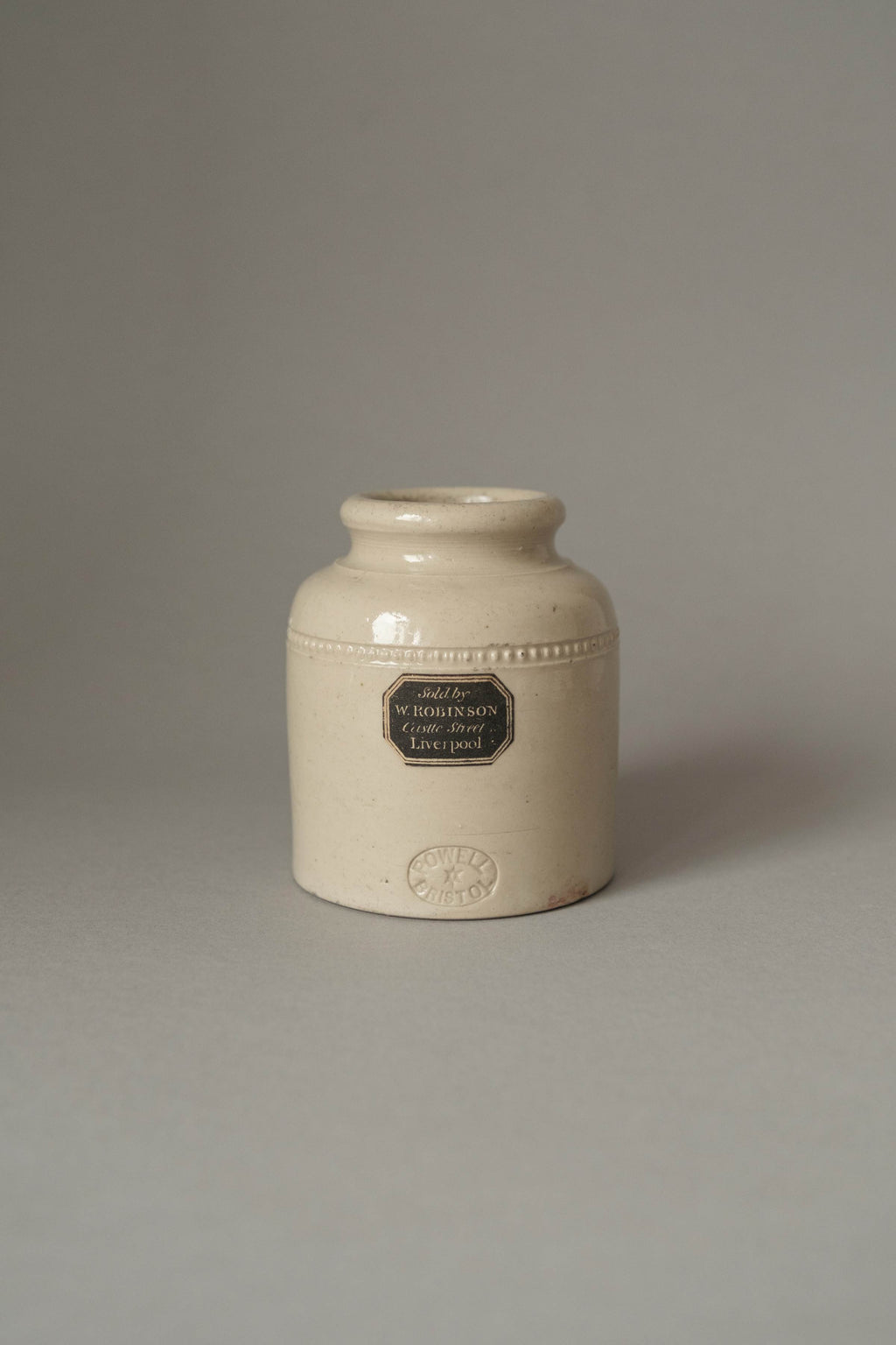 English Stoneware Ink Bottle