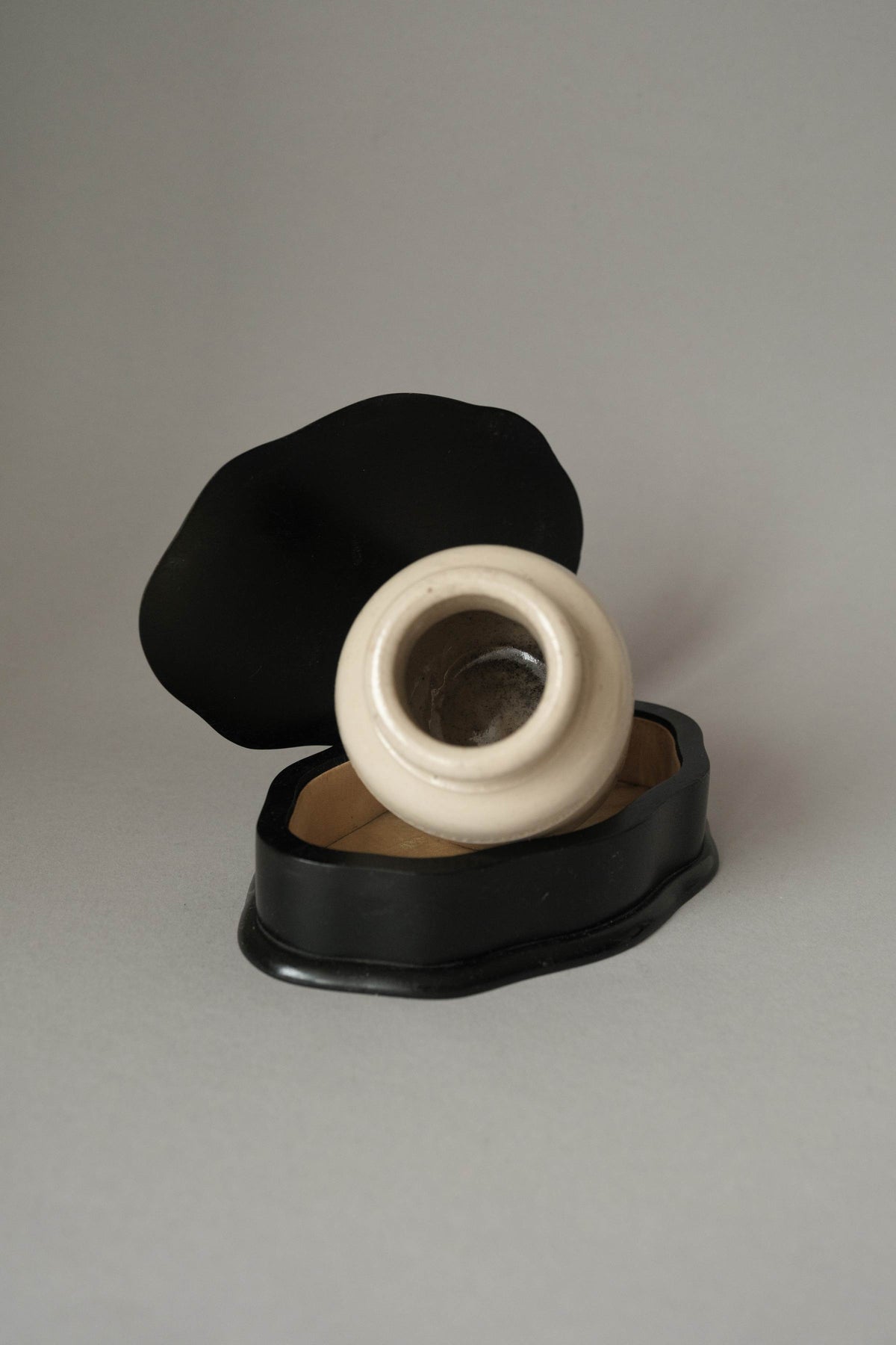 English Stoneware Ink Bottle