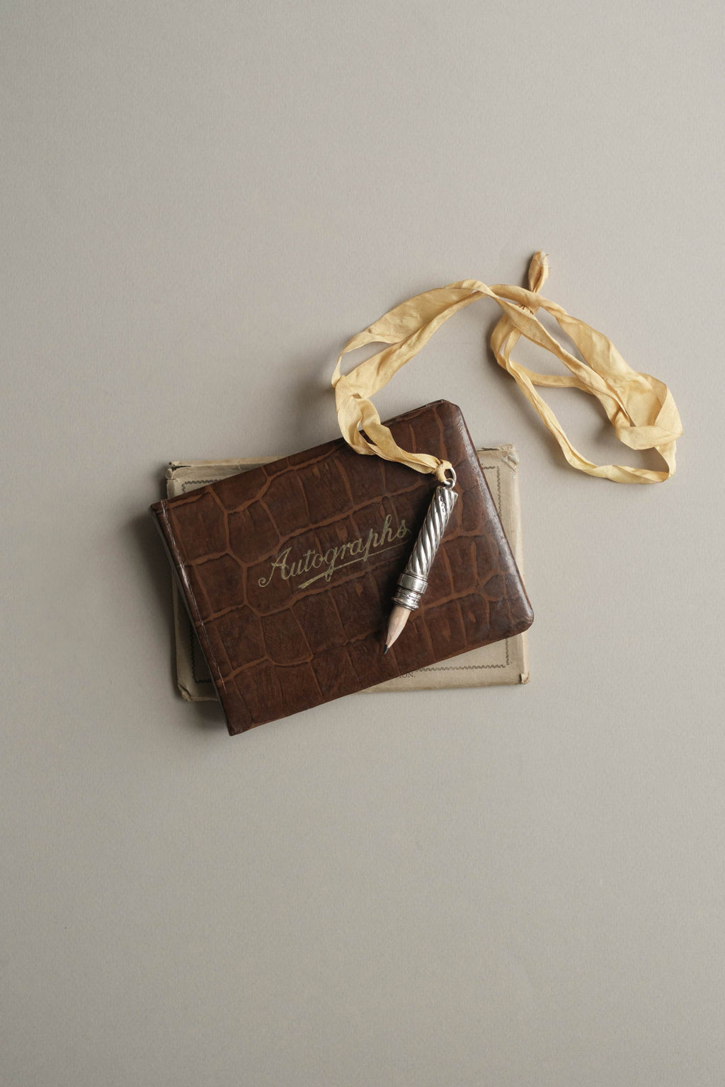 Vintage Autograph Book, Gilt-Edged, c.1925