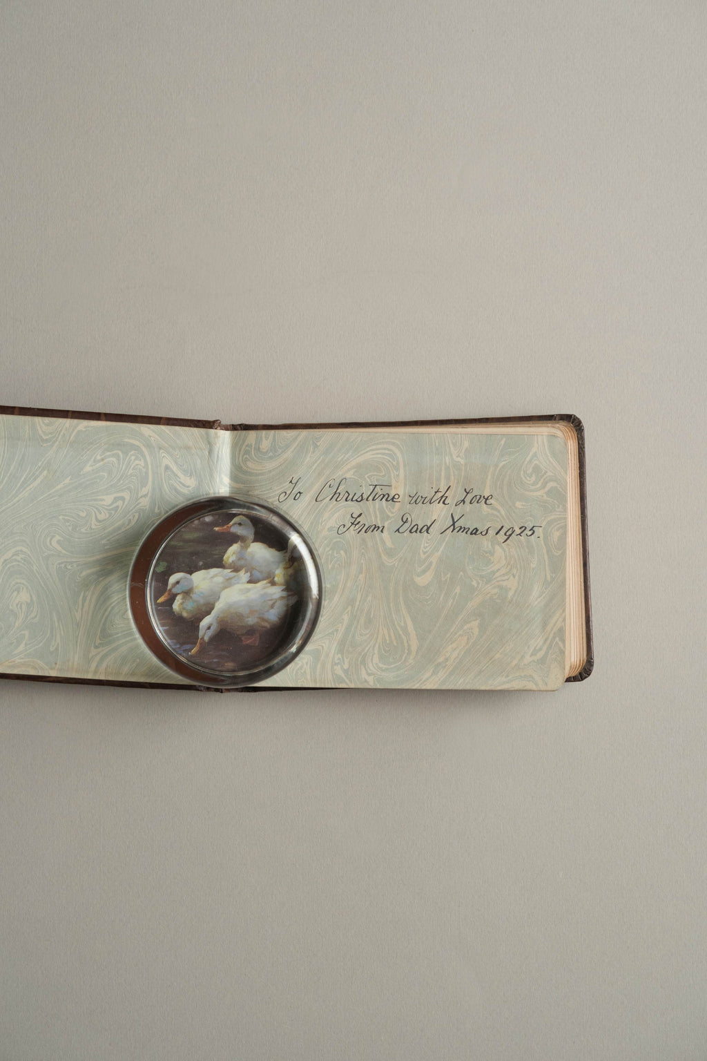 Vintage Autograph Book, Gilt-Edged, c.1925