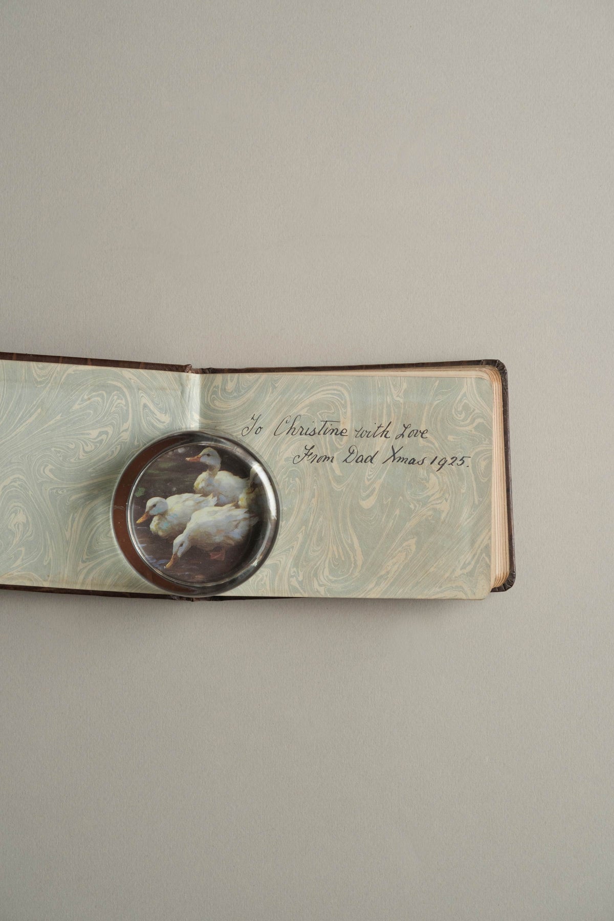 Vintage Autograph Book, Gilt-Edged, c.1925