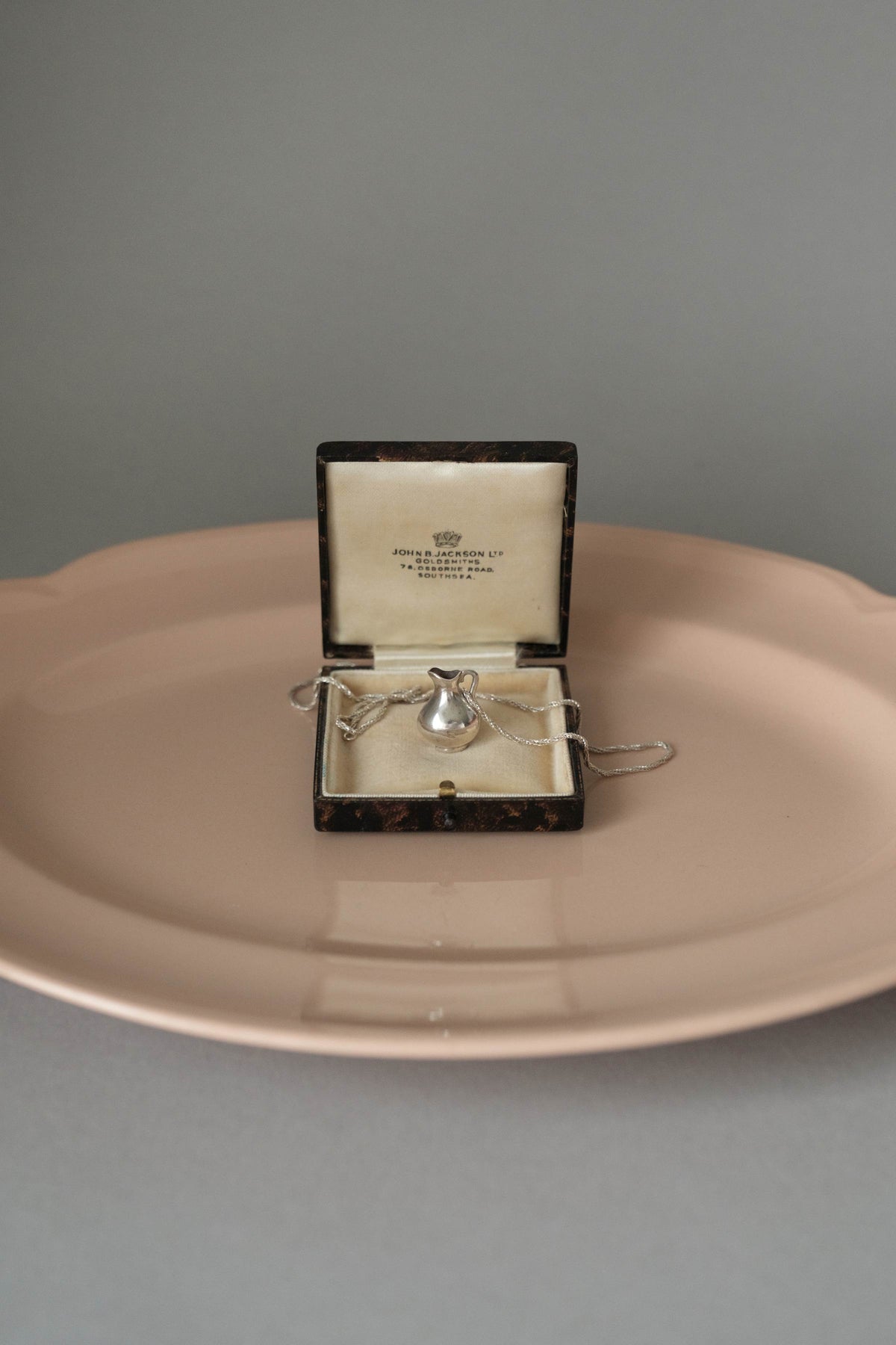 Silver Jug Pendant Charm