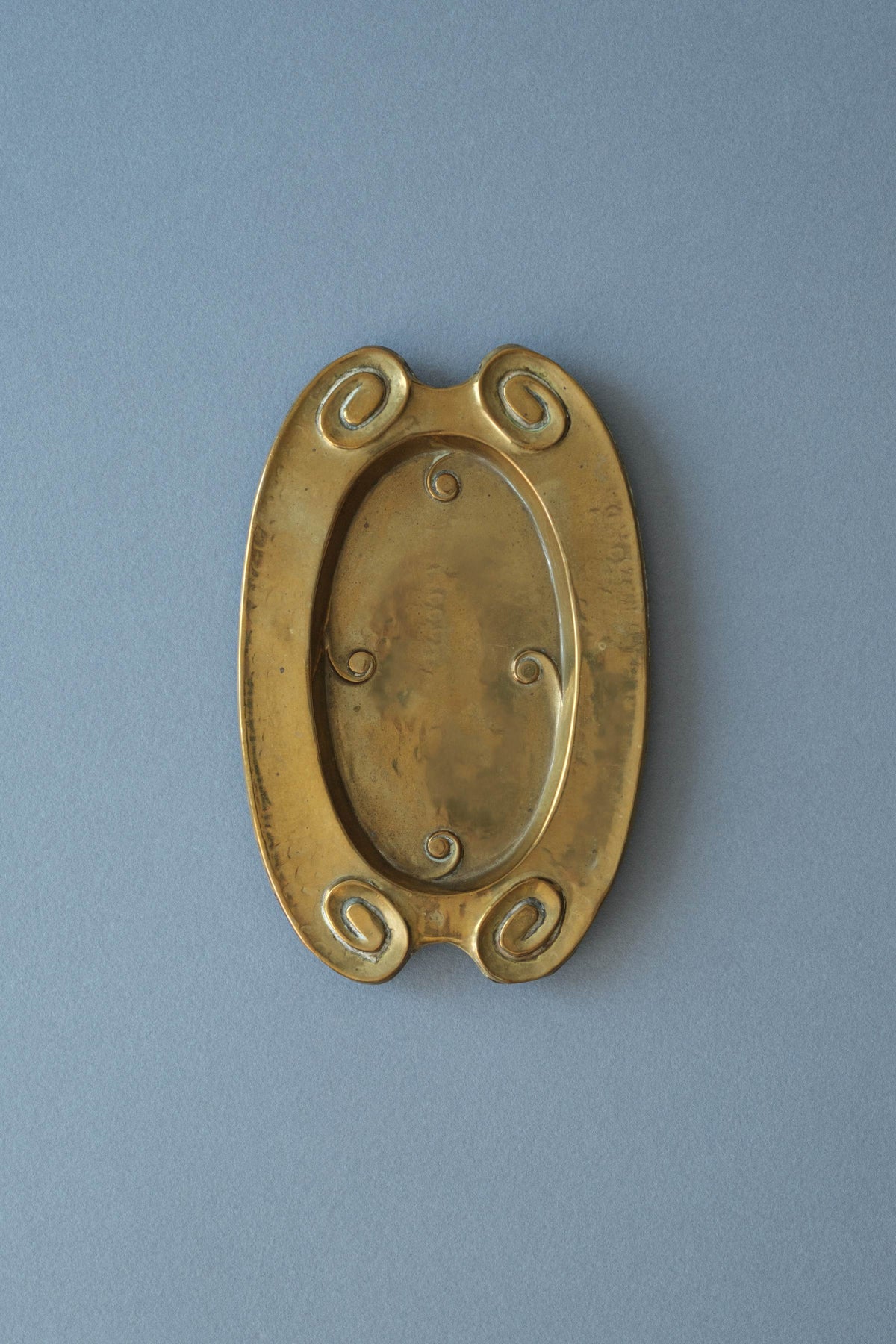 Art Nouveau Brass Dish