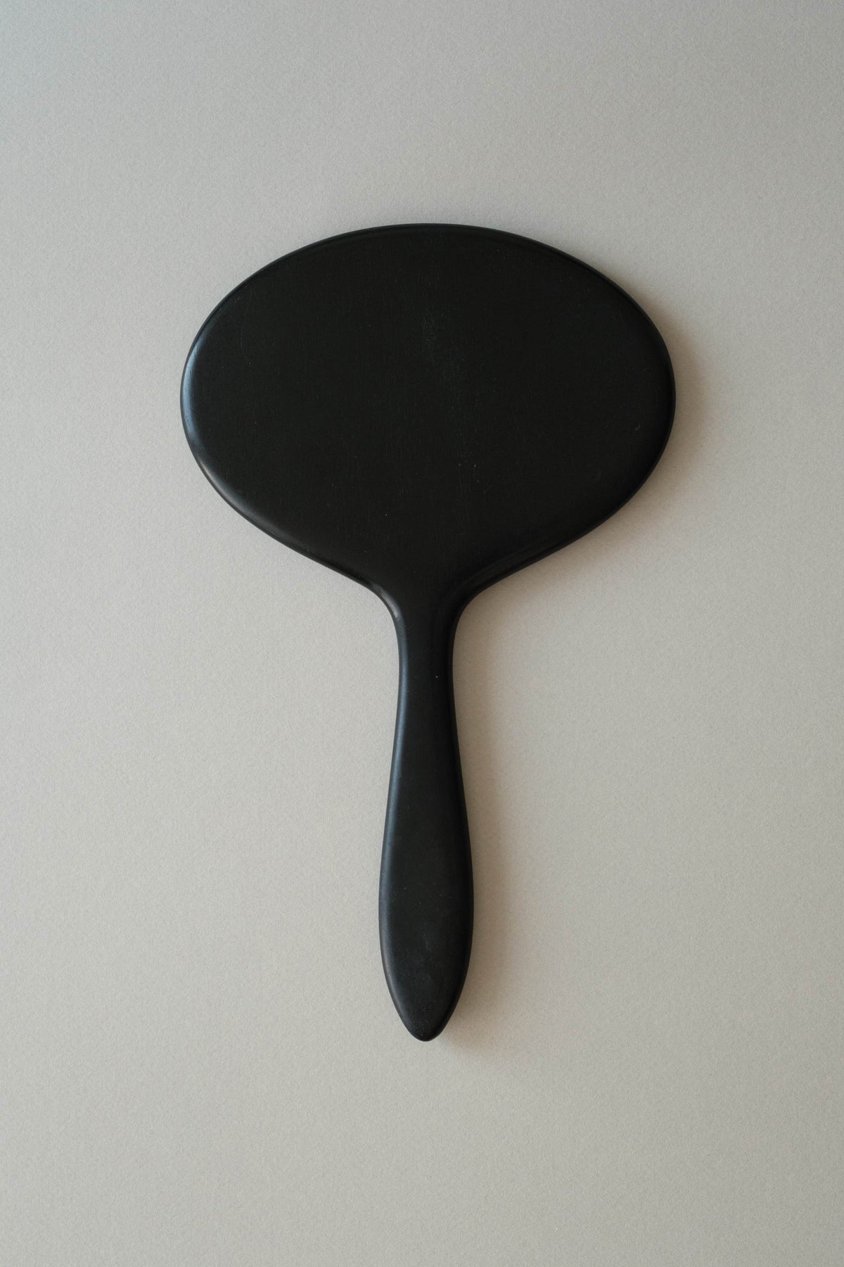 Ebony Oval Hand Mirror