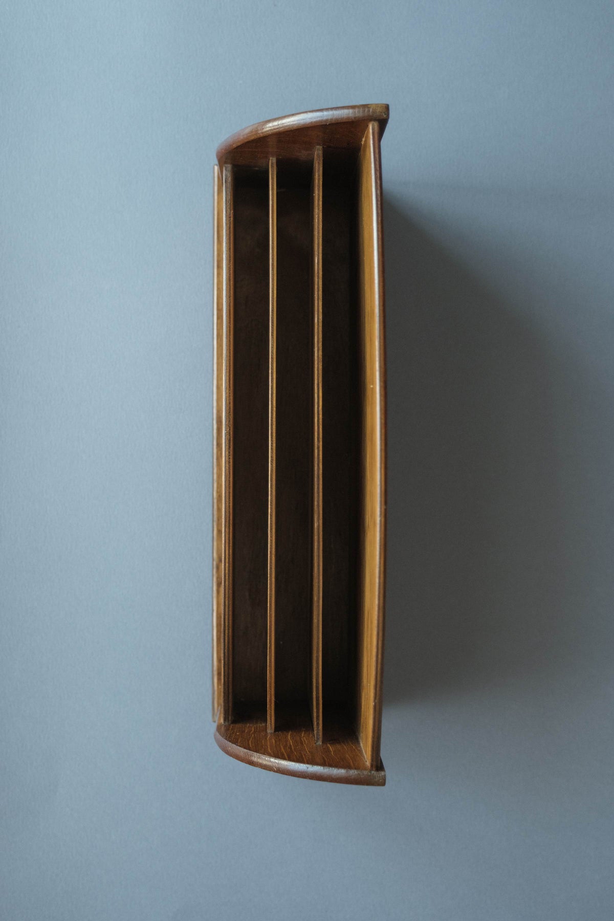 English Oak Letter Rack, c.1900