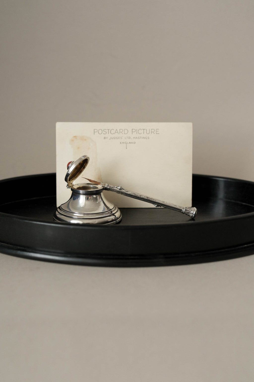 Silver & Stone Inkwell, 1922